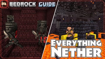 EVERYTHING In The NETHER | Bedrock Guide S2 EP16 | Tutorial Survival Lets Play | Minecraft 1.18