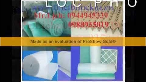 Bông lọc phòng sơn, bông lọc bụi sơn, bông lọc sơn