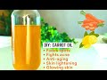How to make Carrot Oil For Skin Lightening And Glowing Skin | Diy: Carrot Oil