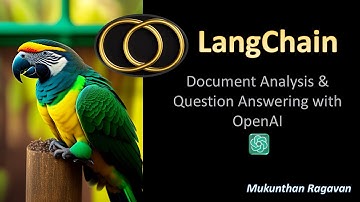 LangChain - Document Analysis & Question Answering with OpenAI | Mukunthan Ragavan