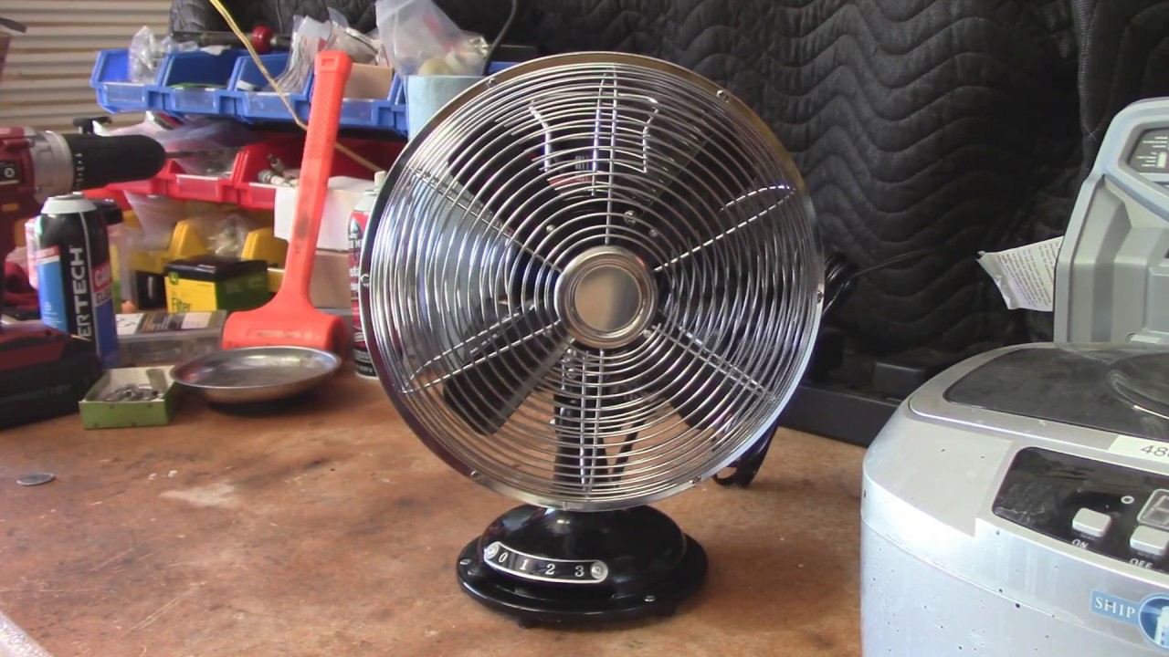 Walmart Mainstays 8 Inch Table Fan Retro Styled Youtube