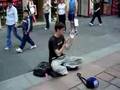 Glasgow Street Performer Crystal Ball Orb