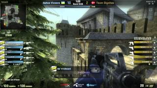 Na'Vi vs Dignitas on de_cobble @ Dreamhack Winter 2014 Quarter Finals (CS:GO Na'Vi vs DIG) Game 1