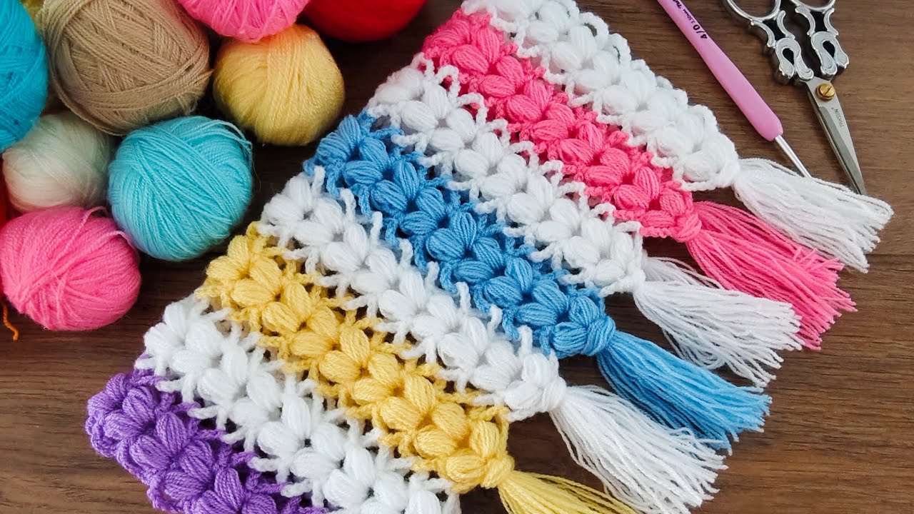 🌟1 SAATTE BİTEN 2025 TASARIM KİLİM LİF MODELİ   SİBELLEORGU TASARIM #kilimlif #kolaylif