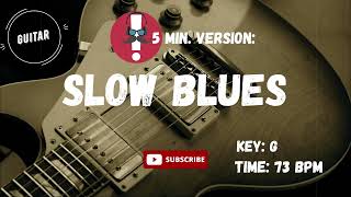 Guitar Slow Blues Backing Track Jam in G