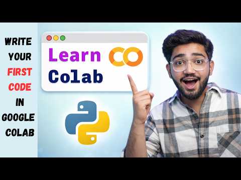 Python for Beginners | First Python Program in Google Colab
