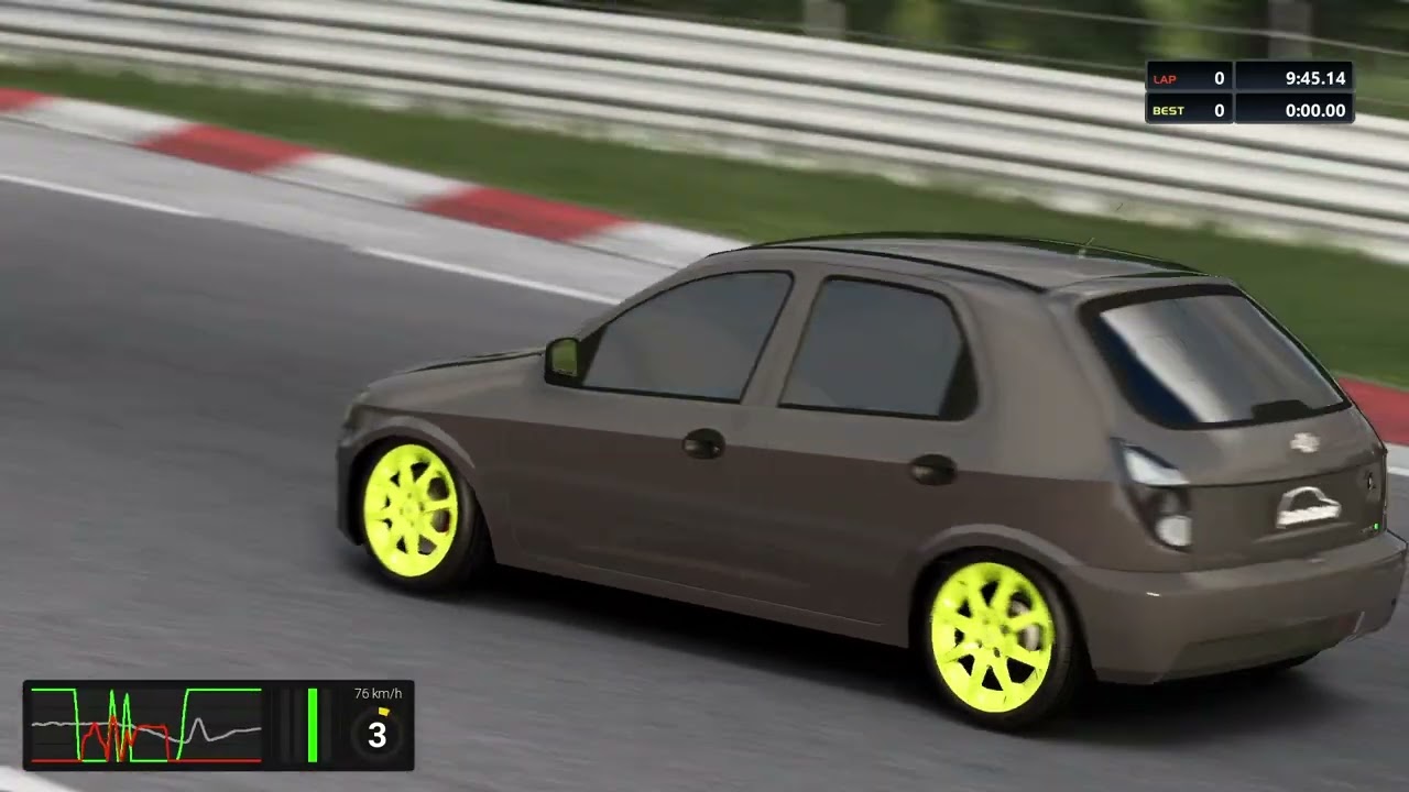 Chevrolet celta, intake 4x1, remap, catalyst delete, camshaft prepared, susp - nordscheleife