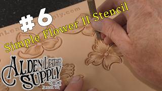6 of 9 Simple Flower II Stencils