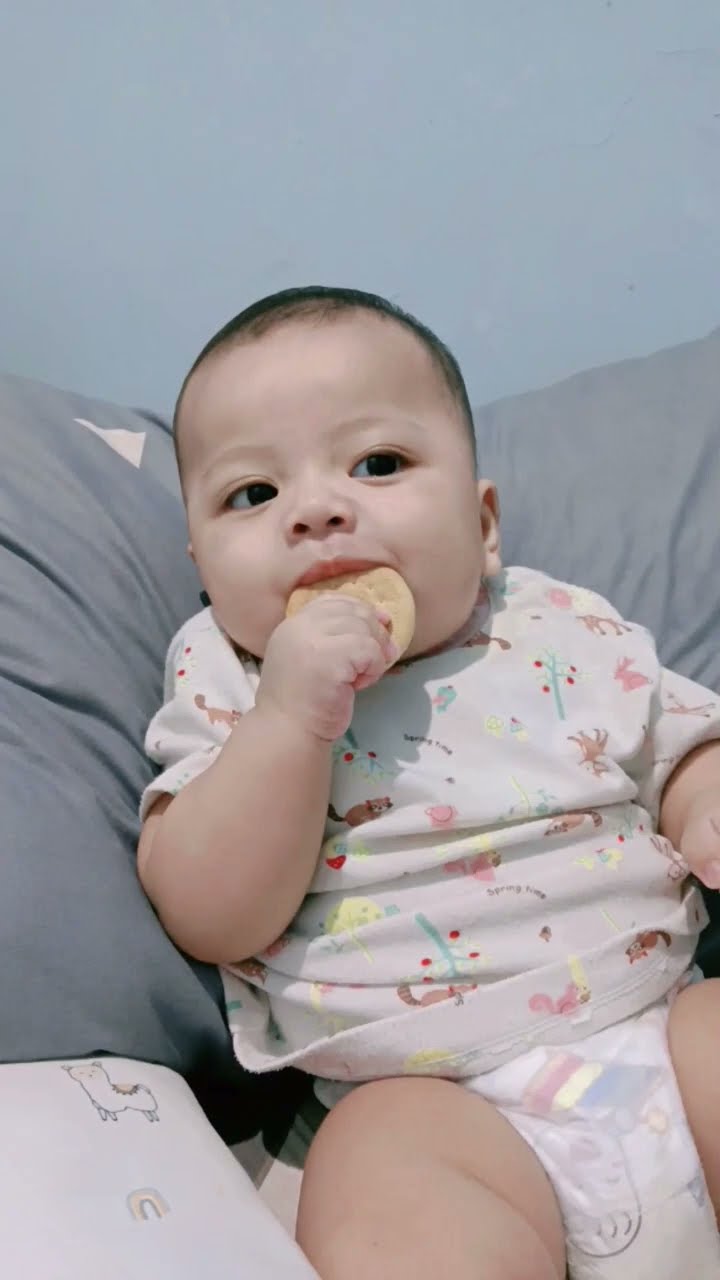 Makan biskuit - YouTube