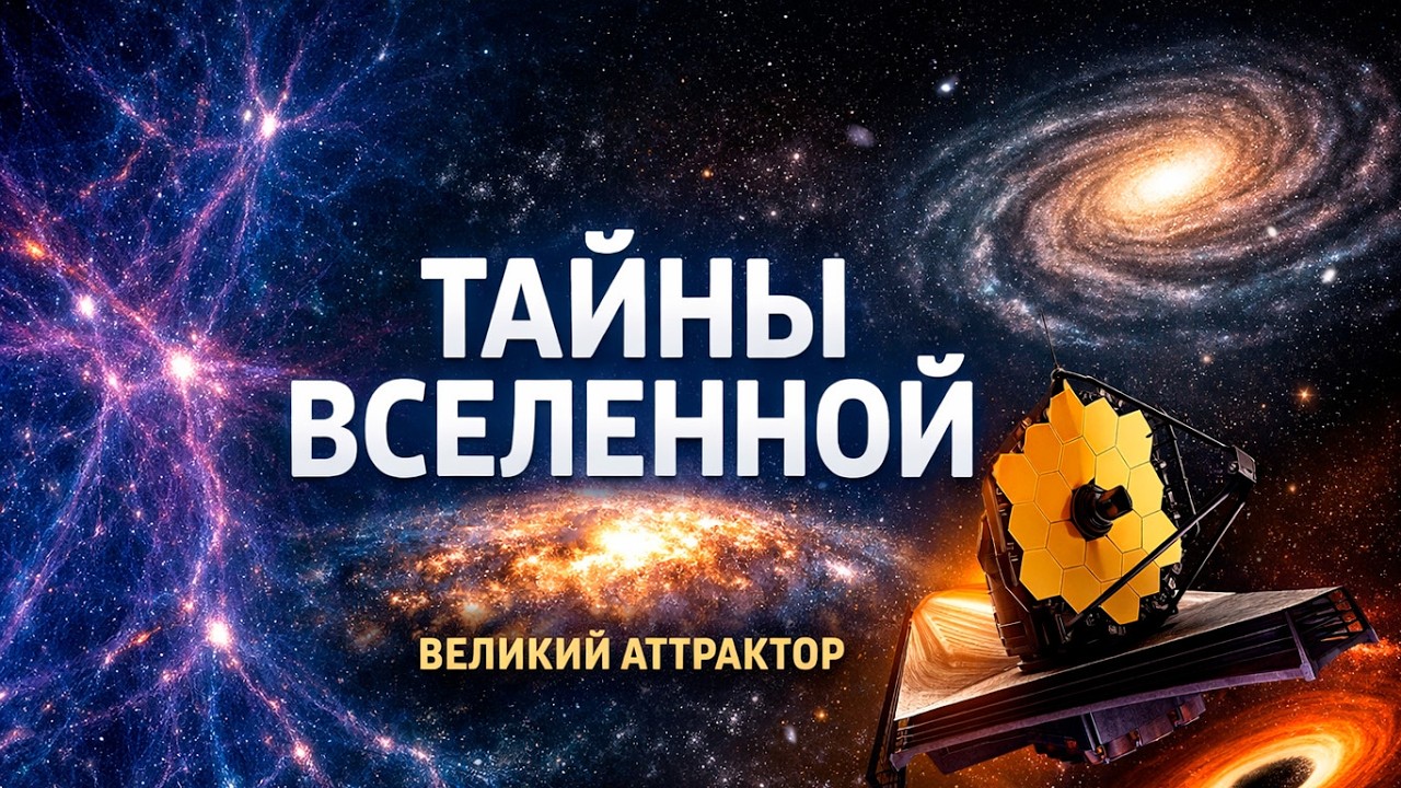 Куда «засасывает» Млечный Путь? Великий Аттрактор, Ланиакея и правда о нашем космическом пути (JWST)