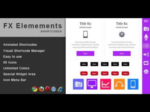 Preview FX Elements   WordPress Animated Shortcodes