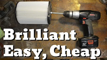 How do you make a dust Vac with a shop vac?
