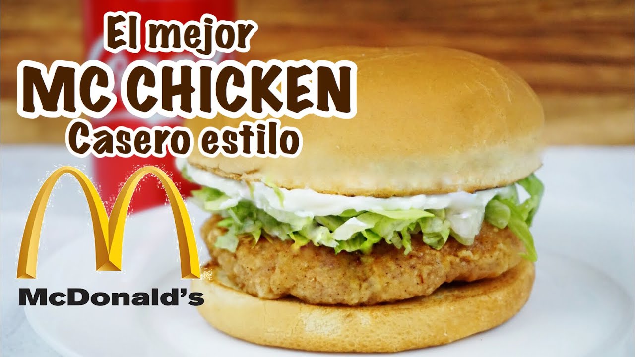 Después de probar esta receta MC CHICKEN ESTILO MCDONALDS No comprarás más!  ESTOS SON MÁS RICOS - YouTube