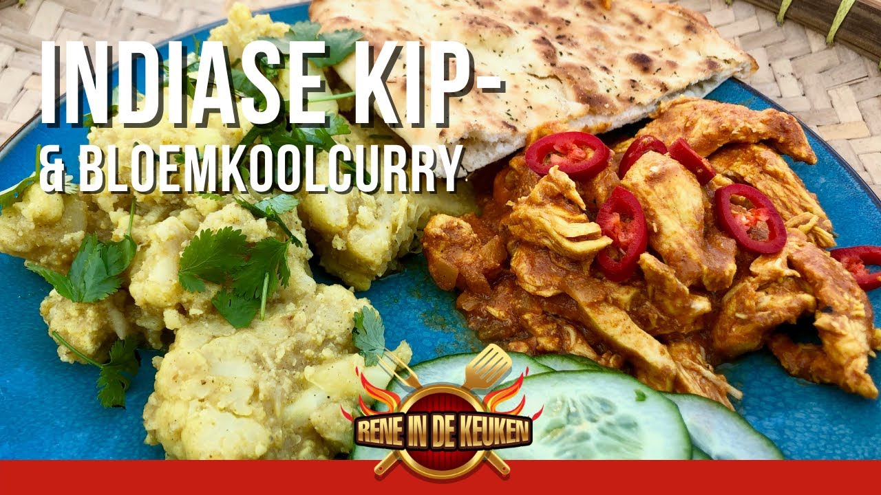 Rene kookt Indiase kip- en bloemkoolcurry