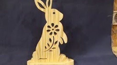 Scroll Saw Springtime Bunny