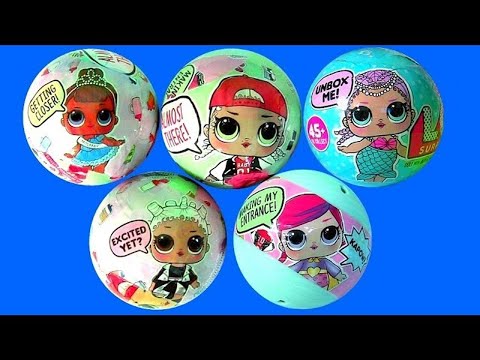 Color Changing LOL Dolls Mermaids Wave 2 L O L Surprise Dolls Series 2 By FUNTOYS COLLECTOR 