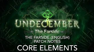How I UNDECEMBER - The Farside (English) Patch Notes - Core Elements screenshot 5
