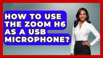 How To Use The Zoom H6 As A USB Microphone? - The Hardware Hub