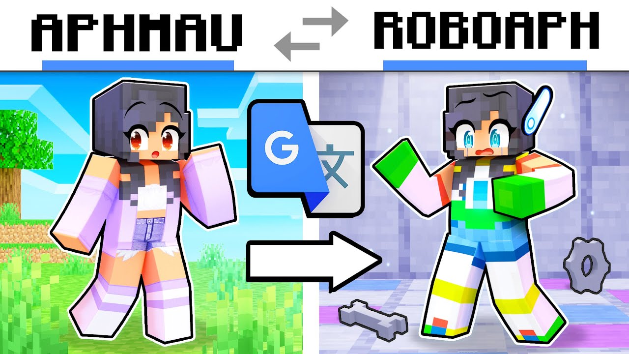 Aphmau Is GOOGLE TRANSLATE In Minecraft