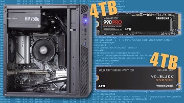 My 8TB NVMe, DDR5 10Gbe HomeLab NAS Build