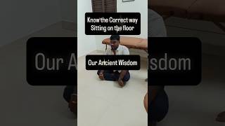 Correct Way to Sit on the Floor | Improve Your Posture Instantly! #improveposture #healthyposture