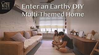 Enter into a Cost-Effective DIY Cosy HDB with an Ingenious Reused Feature Wall by Crazy Nice Homes 16,045 views 1 year ago 5 minutes, 10 seconds