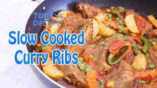 How to Slow Cooked Curry Ribs - Today's Delight