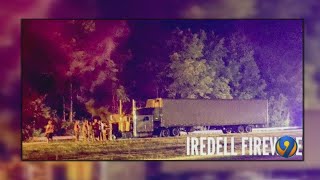 Chase involving 18-wheeler out of Virginia ends in Iredell Co., shutting down I-77