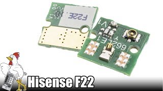 Guía del Hisense F22: Cambiar placa de contactos de antena