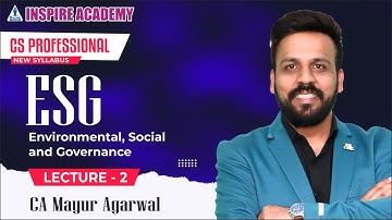 📗 CS Professional ESG | CA Mayur Agarwal | Lecture 2 | June 25 🌍📘 #ESG #CSProfessional #MayurAgarwal