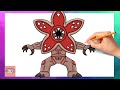 How To Draw Demogorgon - Brawl Stars x Stranger Things | Drawing Tutorial