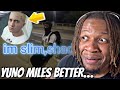 Yuno Miles - Houdini(Slim Shady remix) (Official Video) [REACTION]