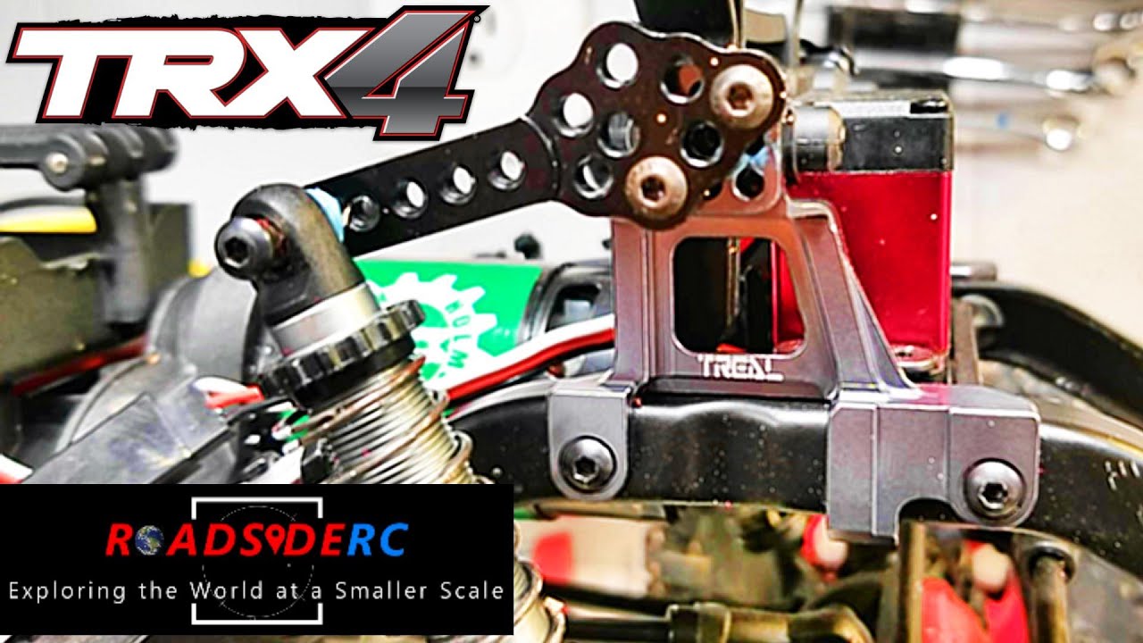Aluminium Shock Upgrade kit noir pour Traxxas TRX-4 Crawler Dhawk Racing 