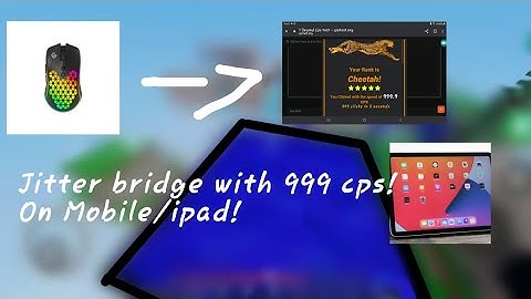 How To Jitter Bridge On Mobile/Ipad Tutorial-Roblox Bedwars