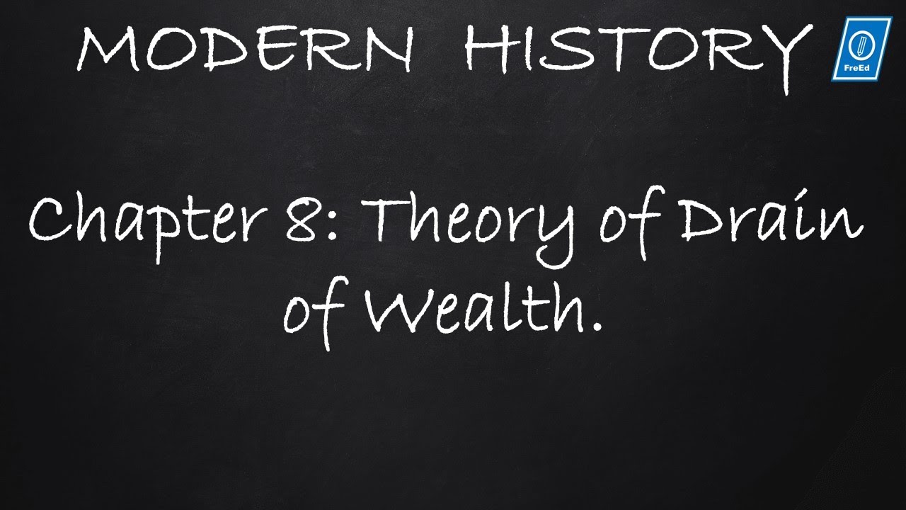 LECTURE 20 THEORY OF DRAIN OF WEALTH YouTube