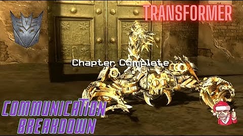 Transformers-The Game| Walkthrough:Decepticons SOCCENT Military Base-Communication Breakdown|(1080p)