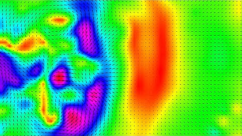 PIV Velocity Magnitude Analysis of a 2D Vortex Dipole in a Density Stratified Fluid