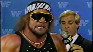 Macho Man Randy Savage Promo on Tito Santana (06-28-1986) [St. Louis] @Thekingdomofmadness