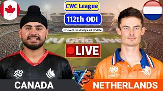 Canada Vs Netherlands 112th ODI Live | Live Score Analysis & Commentary | CAN vs NED Live screenshot 4