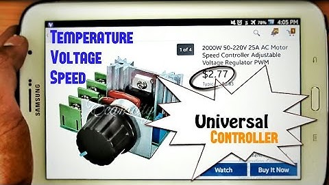 Ac Motor Speed Control Circuit | AC Voltage Regulator