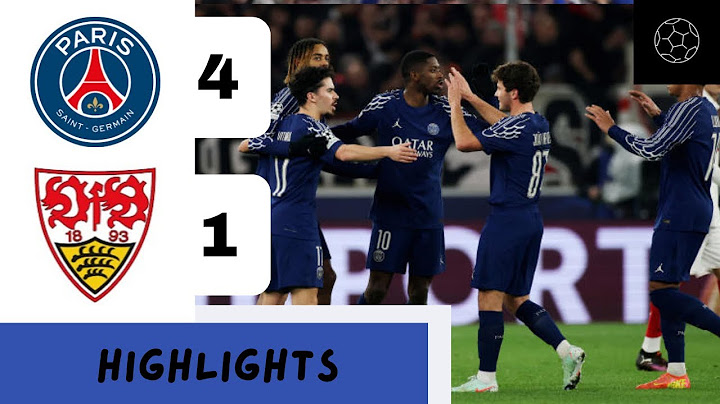 PSG vs VfB Stuttgart | 4 - 1 | Full Game Highlights