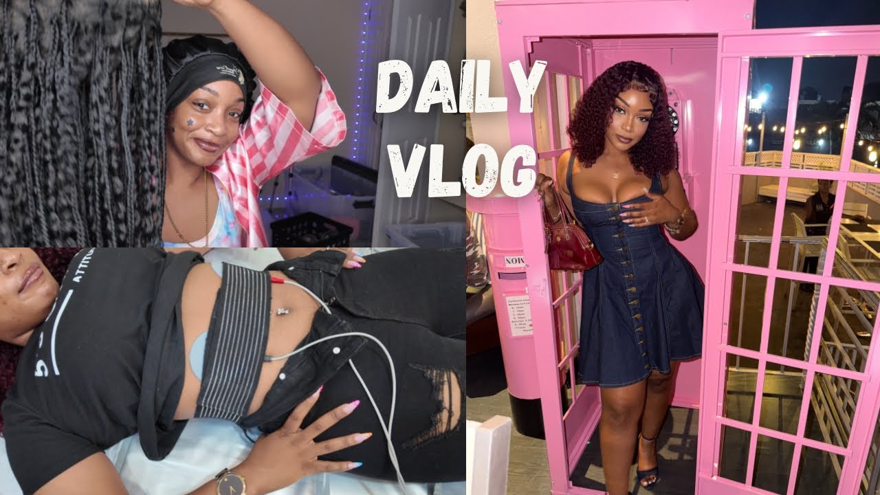 DAILY VLOG- Getting a BBL + Cheating +Ladies Night Out at 100 Restaurant +Badmind Friends+ New Stock