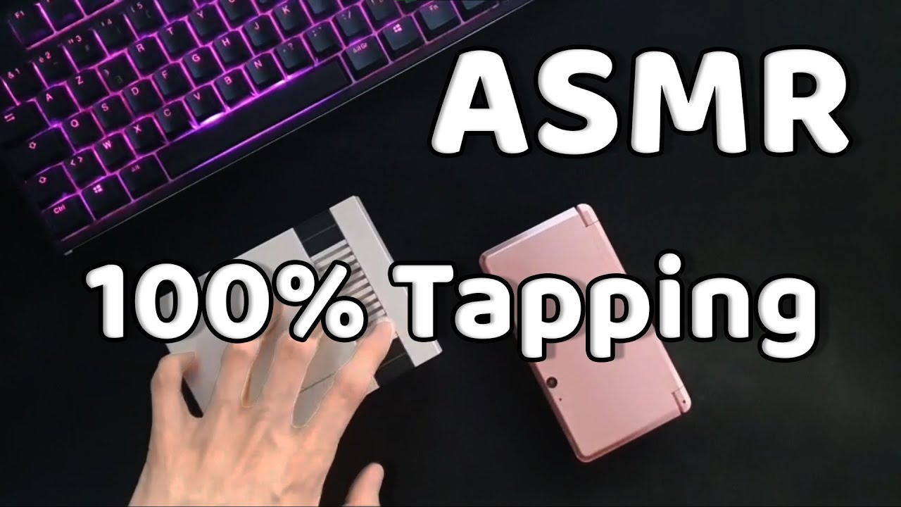 ASMR - Première vidéo tapping ! (No Talking, Gamplay Mario Bros DS)