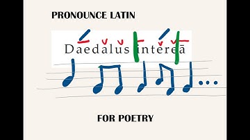 Latin pronunciation tips to make poetry scansion easy! | Introduction to dactylic hexameter