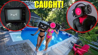 I CAUGHT TV WOMAN AND SPEAKER WOMAN ON A POOL DATE IN REAL LIFE! (SKIBIDI MOVIE)