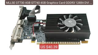 MLLSE GT730 4GB GT740 4GB Graphics Card GDDR3 128Bit DVI VG... — Top Pick 2026 | Unbeatable Price!