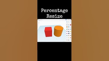 TinkerCAD Tips! Percentage Resize.             #tinkercad #caddesign #3dprinter #3dprinting #3dprint