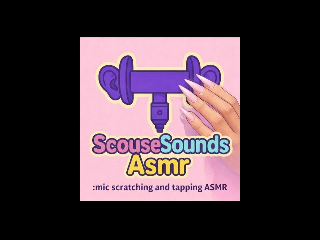 Mic tapping/scratching w ear licking asmr, to help you sleep and relax!!!!!!