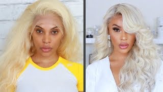 From Yellow Blonde Hair To Platinum Blonde Hair In Mins 