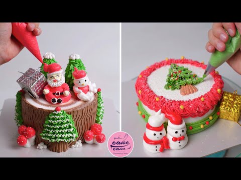 Top 100+ Amazing Merry Christmas Cake Decorating Ideas | Cake For Merry Christmas